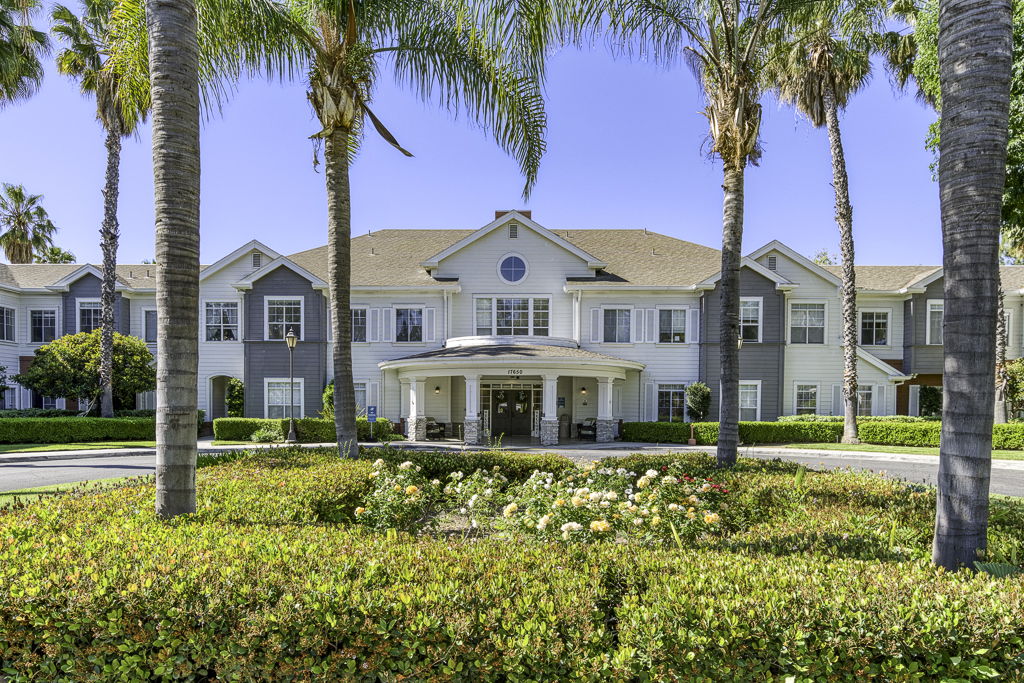 Entrance Gardens at Northridge entrance and gardens